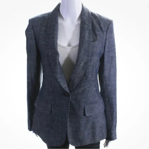 Rag & Bone Chambray Blazer | Size 00 - Picture 3 of 5